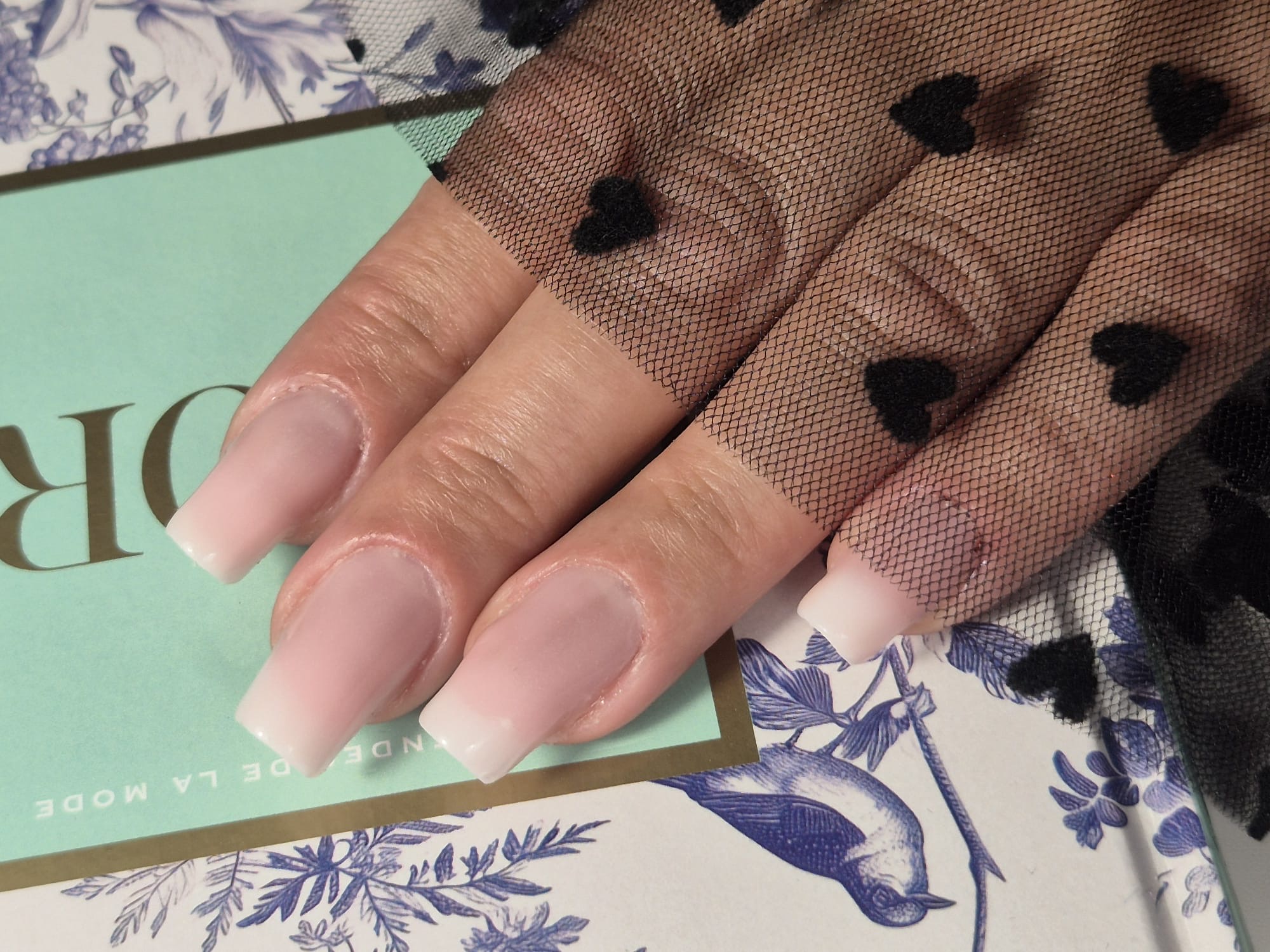 Baby Boomer Long — nail art gel baby Rezé Nantes M&A Nail Design