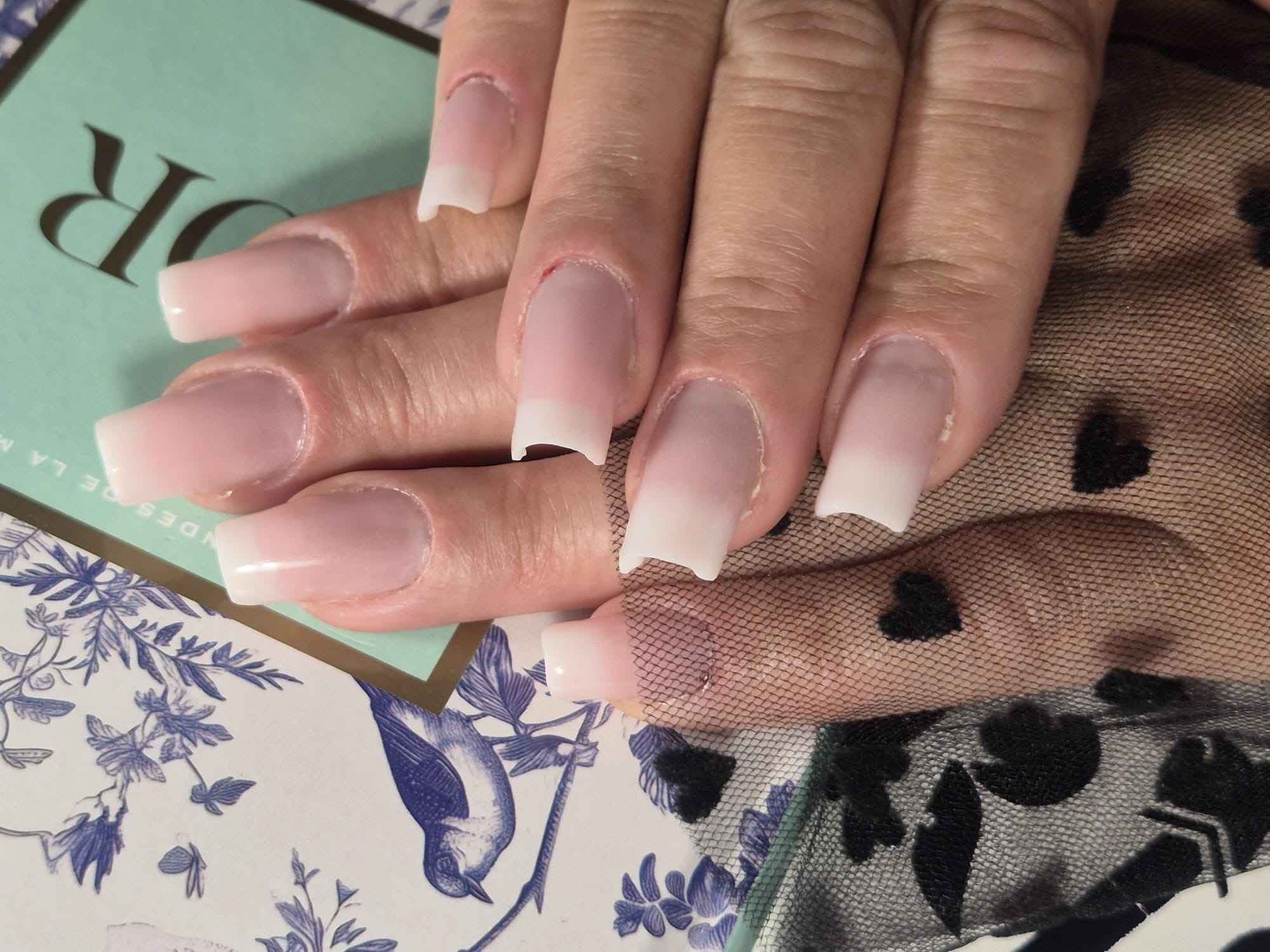 Baby Boomer Naturel — nail art gel baby Rezé Nantes M&A Nail Design